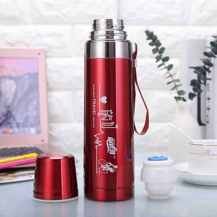 Bình Giữ Nhiệt Du Lịch (Nhiều Màu Sắc) -Bình đựng trà cà phê nước uống đi làm đi tập thể dục đi du lịch 750ml giữ nhiệt nóng/ lạnh có quai xách