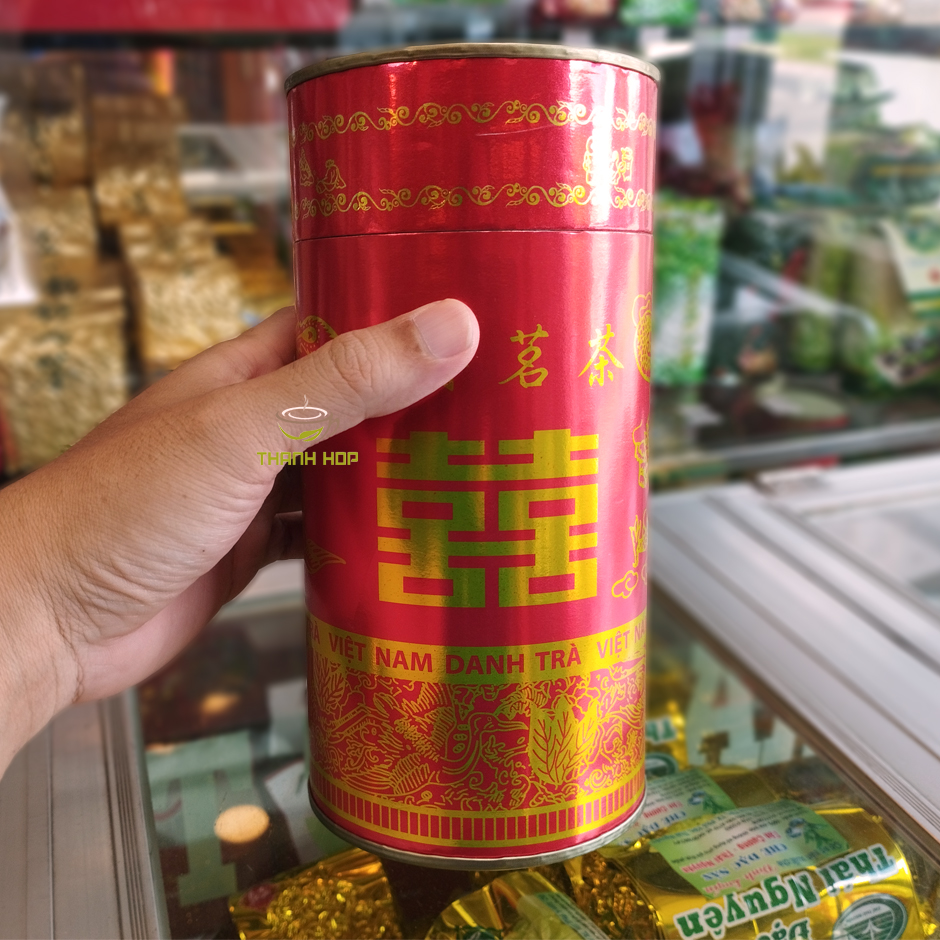 Hộp đựng trà quà biếu, lễ cưới hỏi - cỡ đại