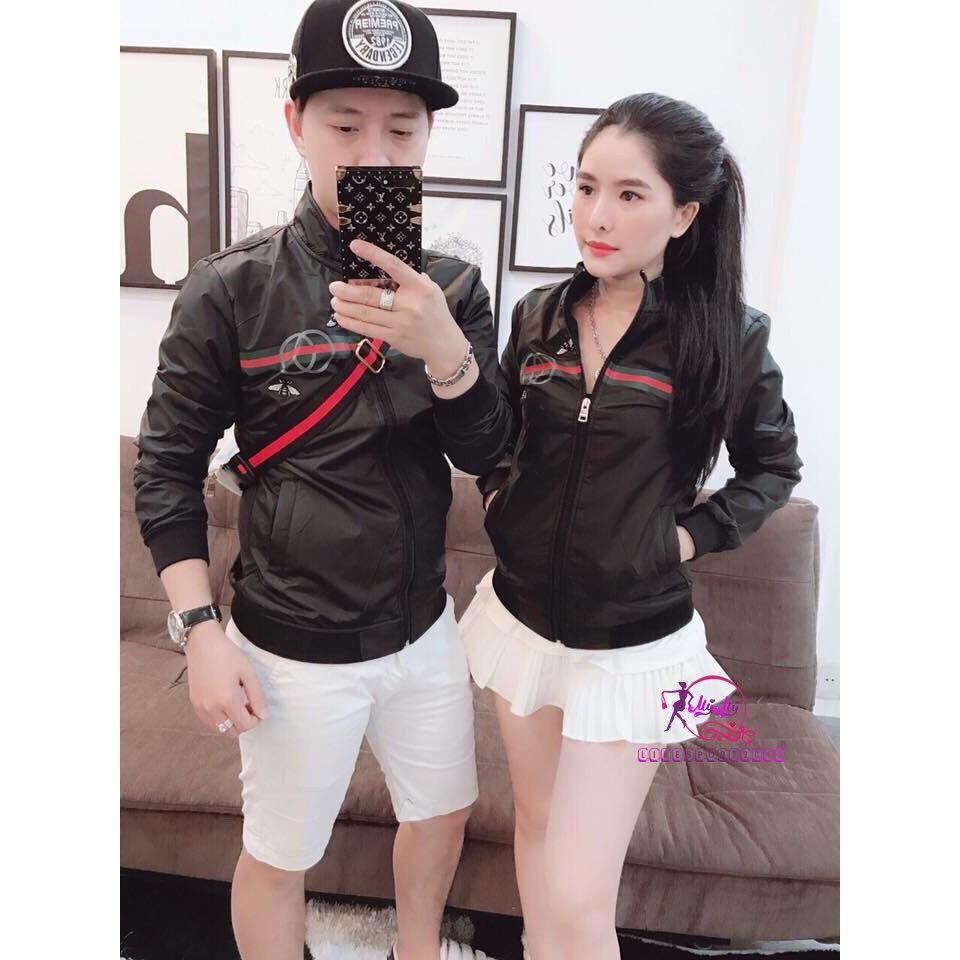 [HCM][AN] Áo khoác cặp Áo khoát đôi gió dù 2 lớp chống nắng cao cấp Guc con ong hàng chuẩn shop cá tính cực hót - M101 - Ao khoac cap Ao khoat doi gio du 2 lop chong nang cao cap