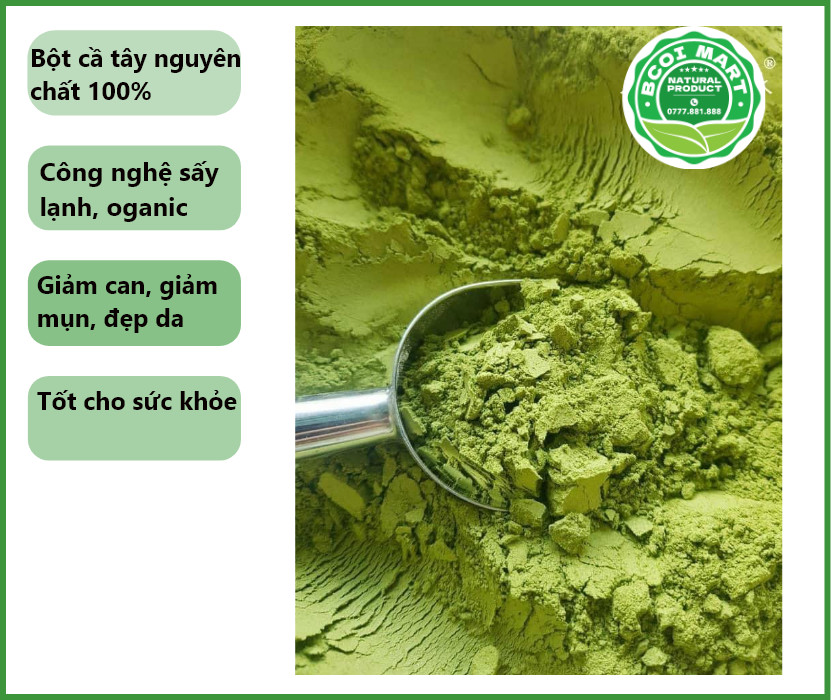 Bột Cần Tây Sấy Lạnh  - giảm cân và detox Organic - bot can tay sau lanh - giam can