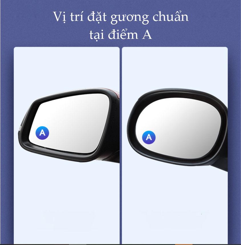 Gương cầu phụ chiếu hậu cho xe hơi, đường kính 5cm, bề mặt tráng Nano chống nước, giảm điểm mù cho lái xe UGREEN LP194 60971 Gương cầu phụ chiếu hậu cho xe hơi, đường kính 5cm, bề mặt tráng Nano chống nước, giảm điểm mù cho lái xe UGREEN LP194 60971