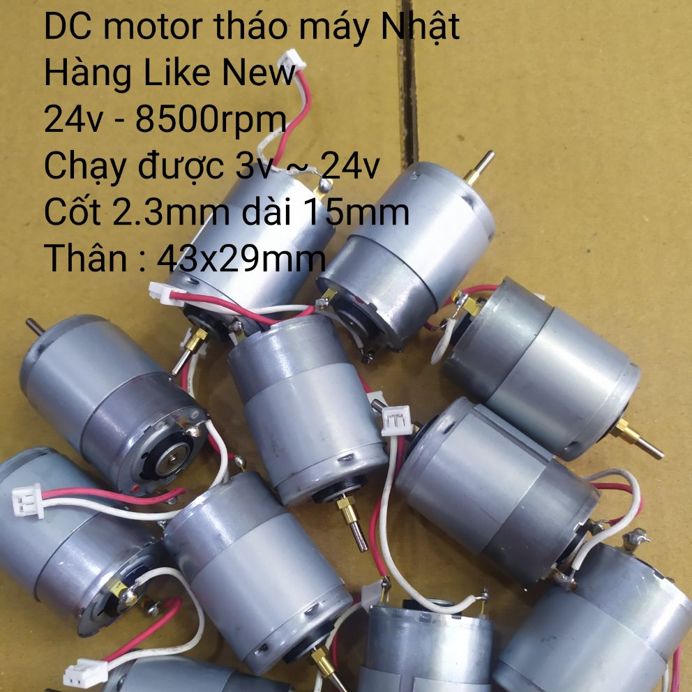 [HCM]DC motor RS385PH 24v 8500rpm Like New