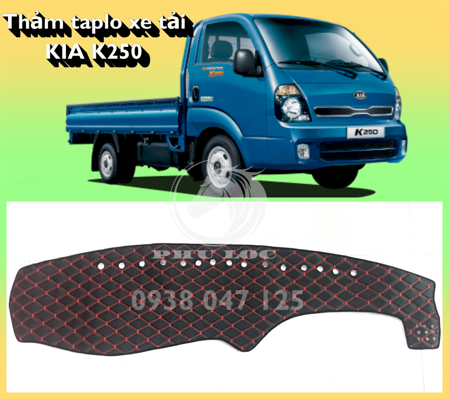 Thảm da chống nắng taplo xe tải KIA K200,K250