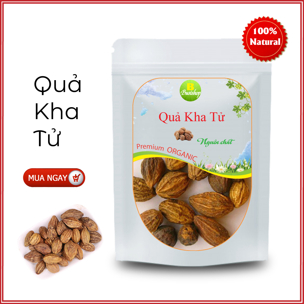 Quả Kha Tử Khô 100g, Quả Chiêu Liêu - Giảm ho, viêm họng, khàn tiếng