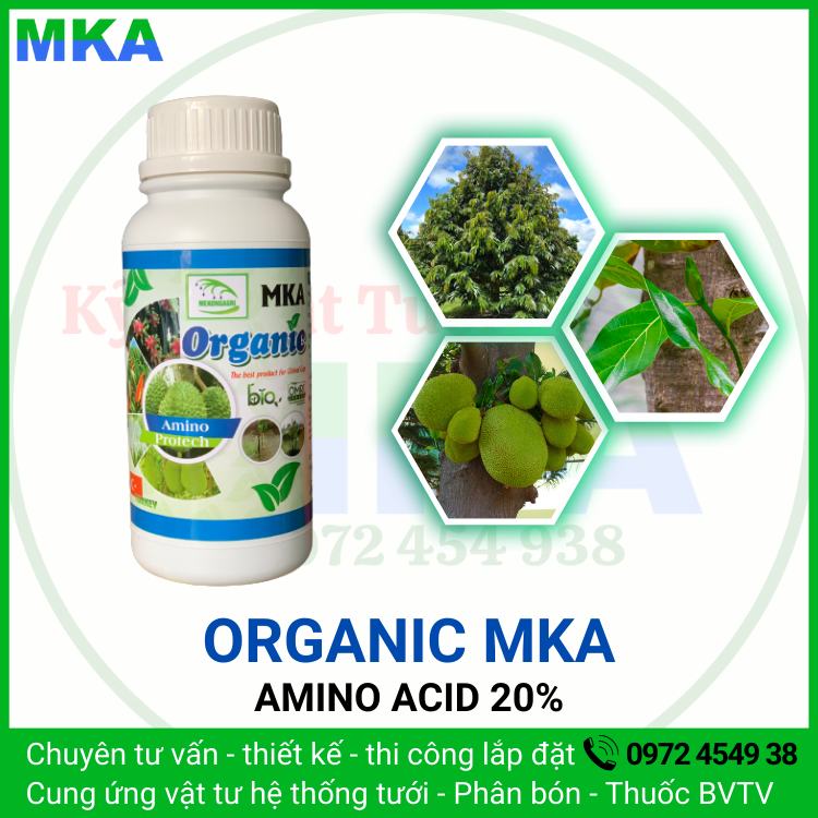 Phân bón organic mka amino acid 20 mekongagri - 1000ml