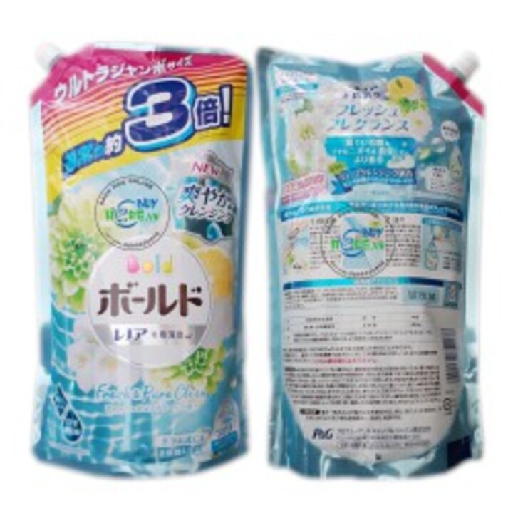 Nước giặt xả bold 2in1 nhật bản - túi 1.85kg new