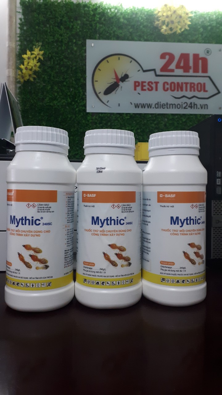 Lọ dung dịch diệt mối mythic 240sc chai 1 lít – công nghệ trừ mối từ basf