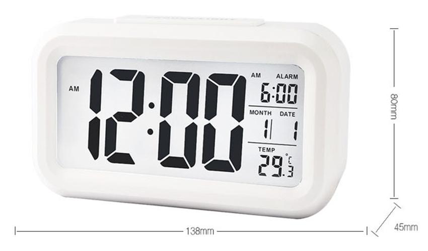Đồng hồ LCD Led để bàn thông minh HD51 đo nhiệt độ hình chữ nhật có thiết kế nhỏ gọn không chỉ giúp bạn xem giờ mà còn có thể theo dõi ngày tháng, nhiệt độ phòng cùng chức năng hẹn giờ tiện ích giảm giá 50%, bh uy tín bởi May Store