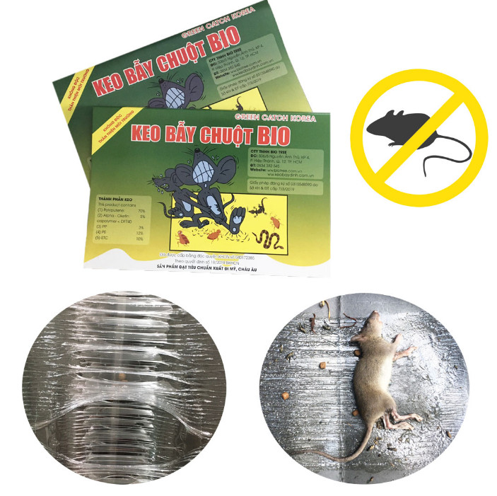 Keo bẫy chuột , keo dính chuột siêu dính BIO