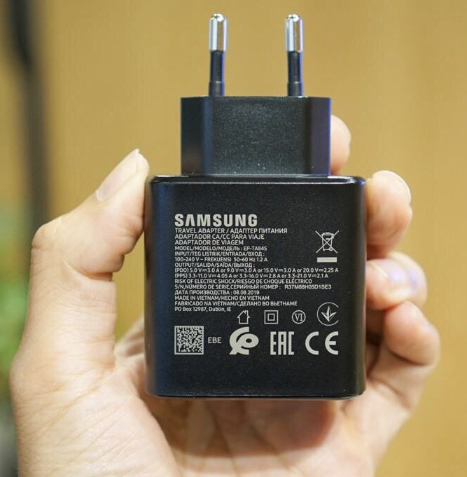Củ Sạc Nhanh 45W Super Fast Charging Dành Cho Samsung Galaxy Note10 Plus