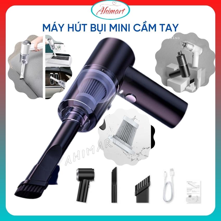 Máy hút bụi đa năng, máy hút bụi cầm tay không dây, hút bụi cầm tay, máy hút bụi xe hơi/mini/máy tính tiện lợi hút giường nệm sofa- Ahimart