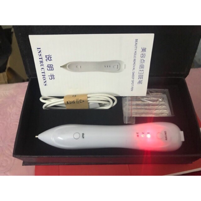 MÁY ĐỐT NỐT RUỒI-ĐỐT MỤN THỊT - Máy Làm Sạch Lỗ Chân Lông 6 Đầu - ĐỐT NỐT RUỒI,MỤN THỊT TÀN NHANG-H3234 - MÁY ĐỐT NỐT RUỒI, MỤN THỊT, XÓA XĂM -Máy 3 tốc độ đốt cực khỏe + Tặng 1 vỉ 5 kim đốt