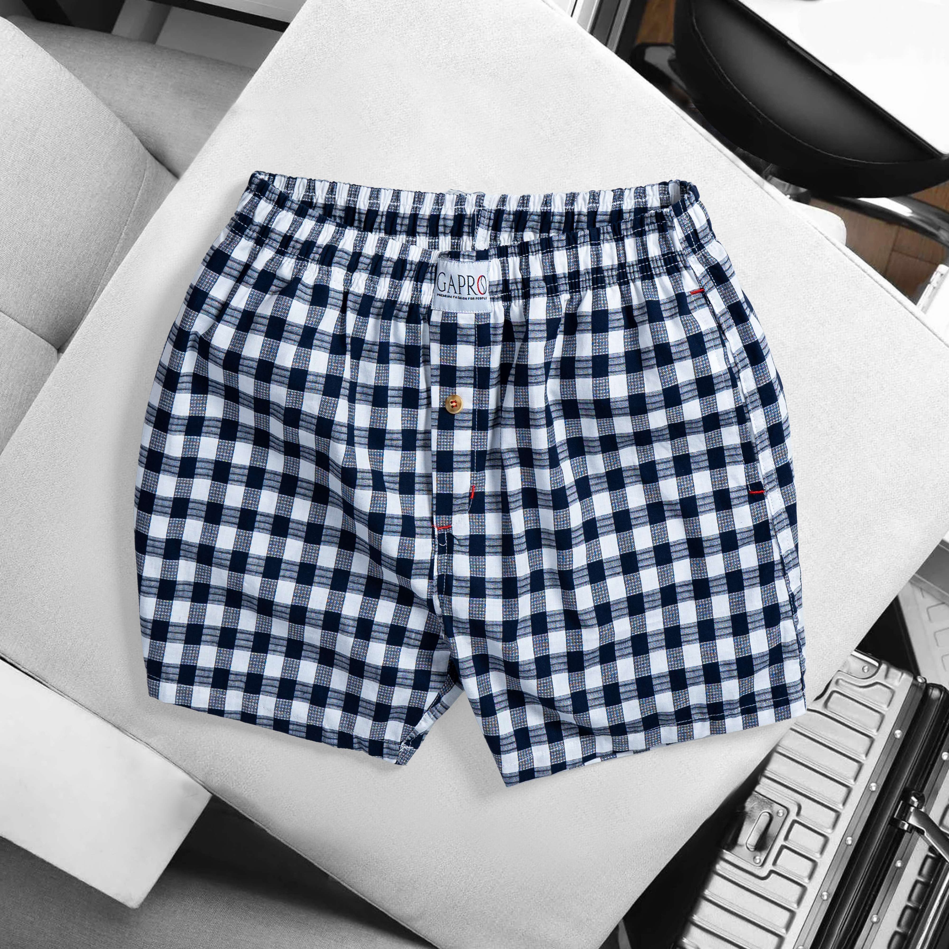 Quần đùi nam , đi biển , mặc ngủ chất vải cotton - giao màu ngẫu nhiên.