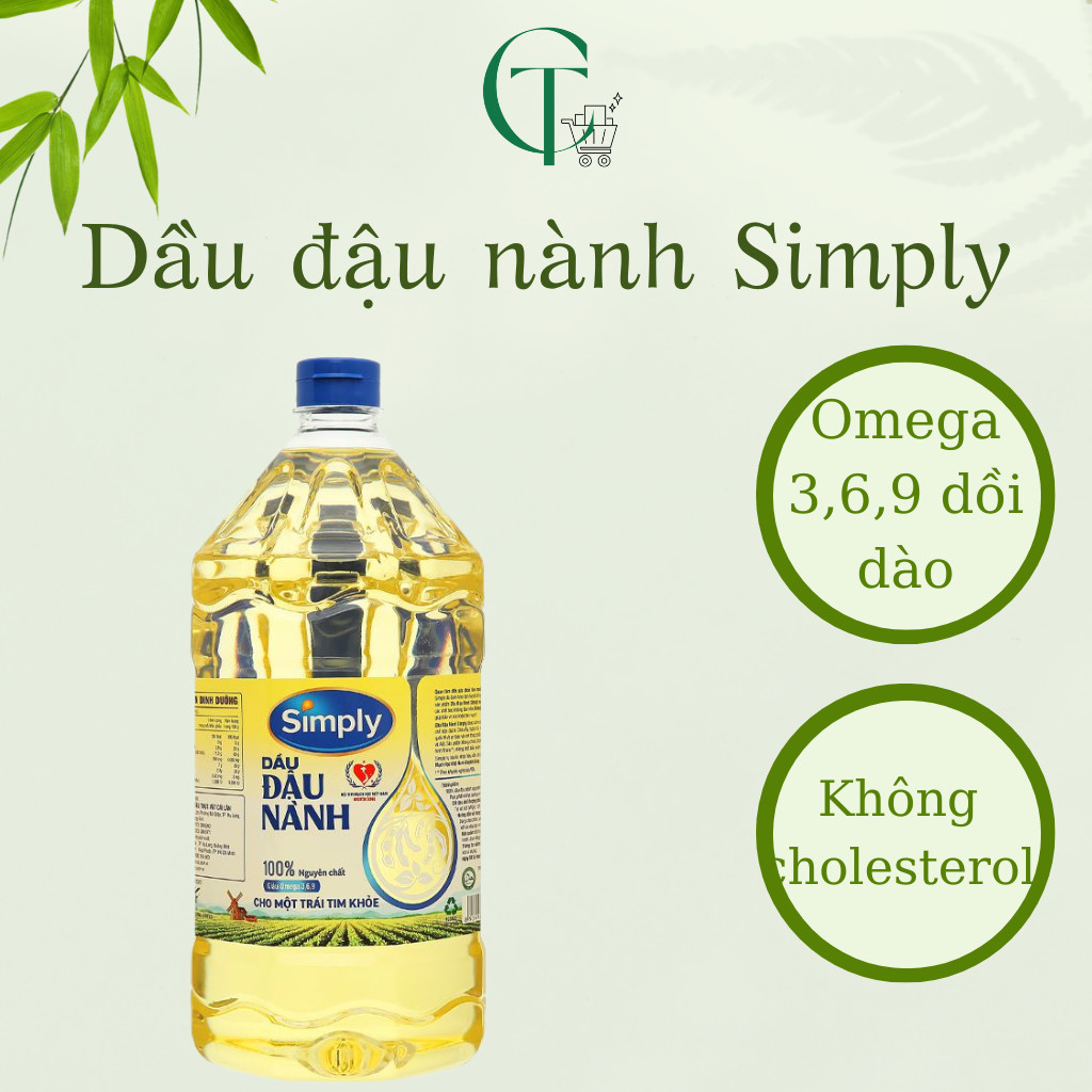 [HN]Dầu ăn đậu nành Simply 2L date mới nhất