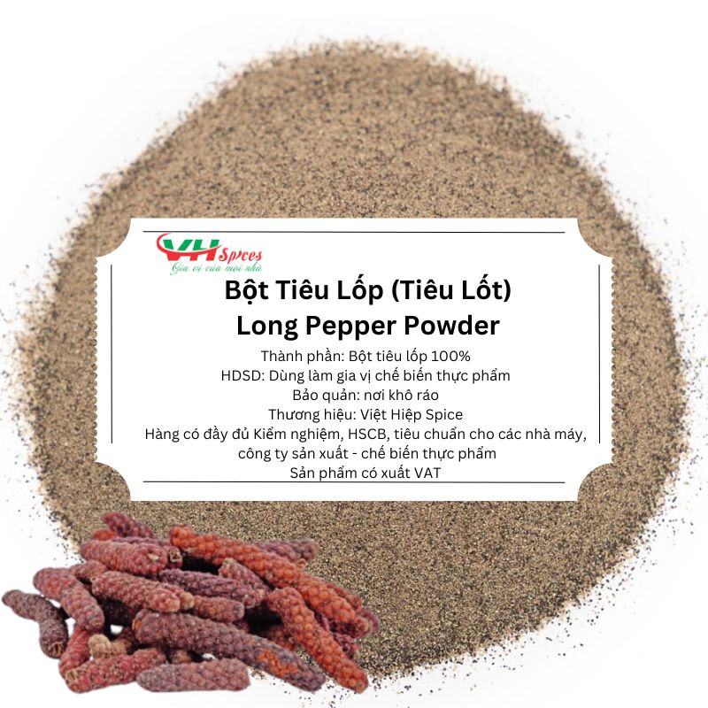 Bột tiêu lốp - bột tiêu lốt túi 1kg việt hiệp
