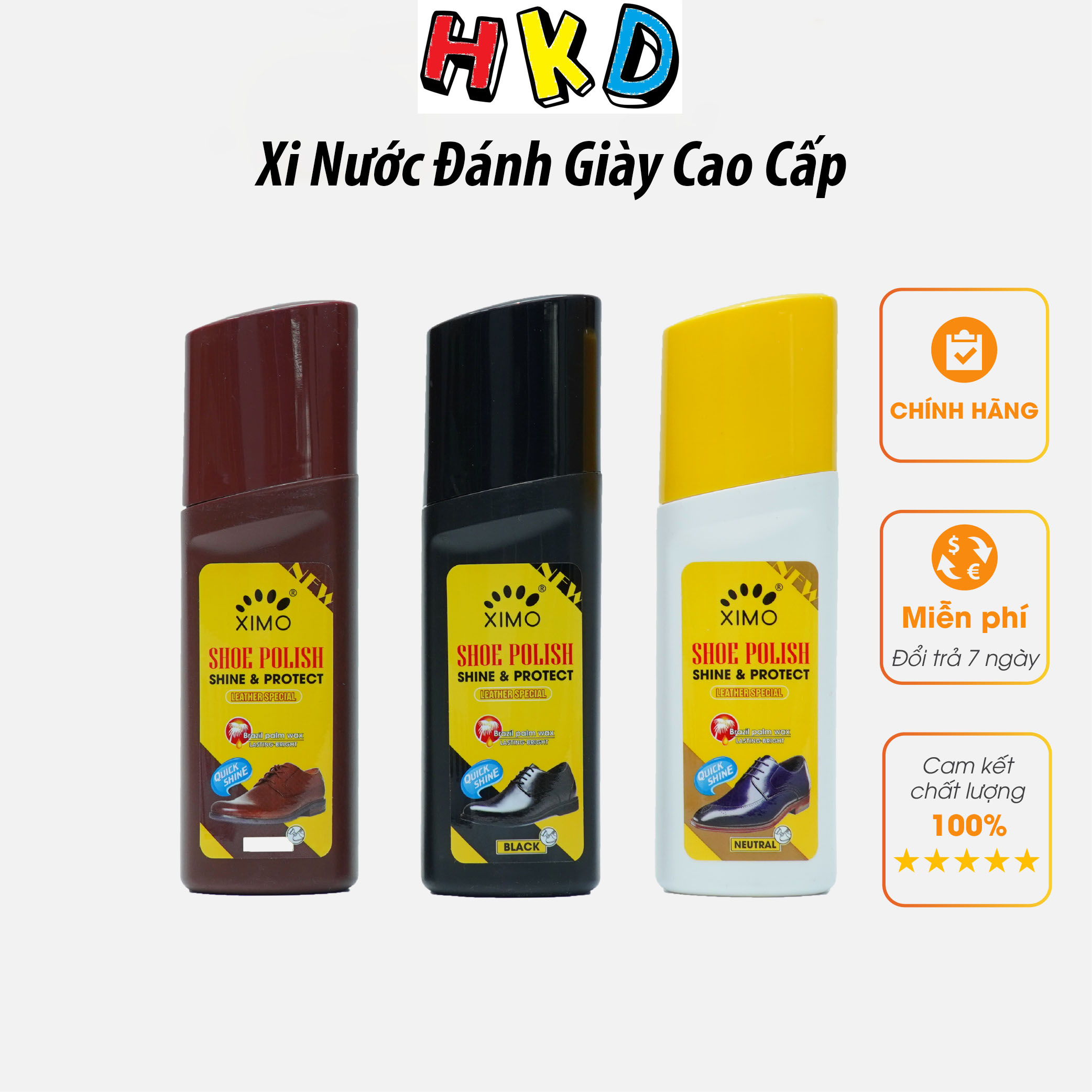  Xi Nước Đánh Giày Da Tạo Độ Bóng Và Bổ Sung Màu Cho Đồ Da HKD32 