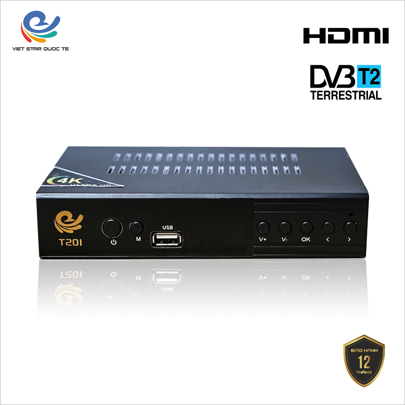[HCM]Đầu thu truyền hình mặt đất - đầu thu kĩ thuật số mặt đất - DVB T2 - bảo hành 24 tháng