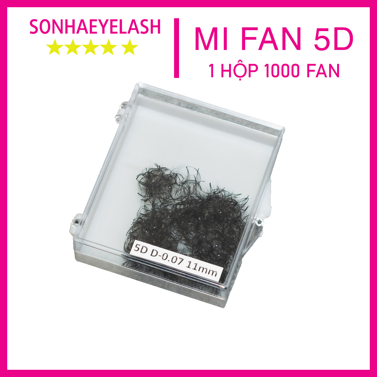 Mi volume chùm 5D mi fan 5D 1 hộp 1000 fan