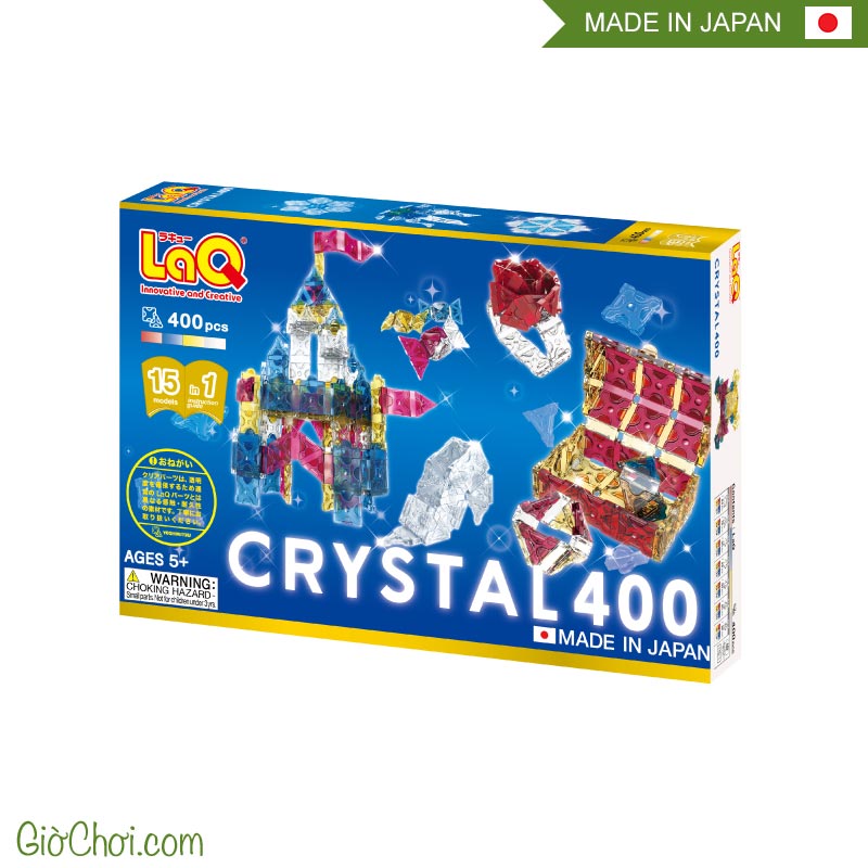 HCMBộ xếp hình sáng tạo LaQ Crystal 400 miếng