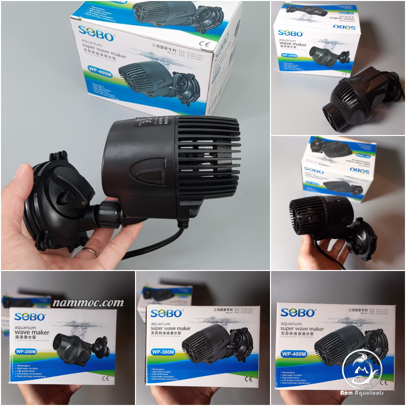 Sobo wp-50m | 100m | 200m | 300m | 400m - máy thổi luồng tạo sóng cho bể cá cảnh, bể thuỷ sinh