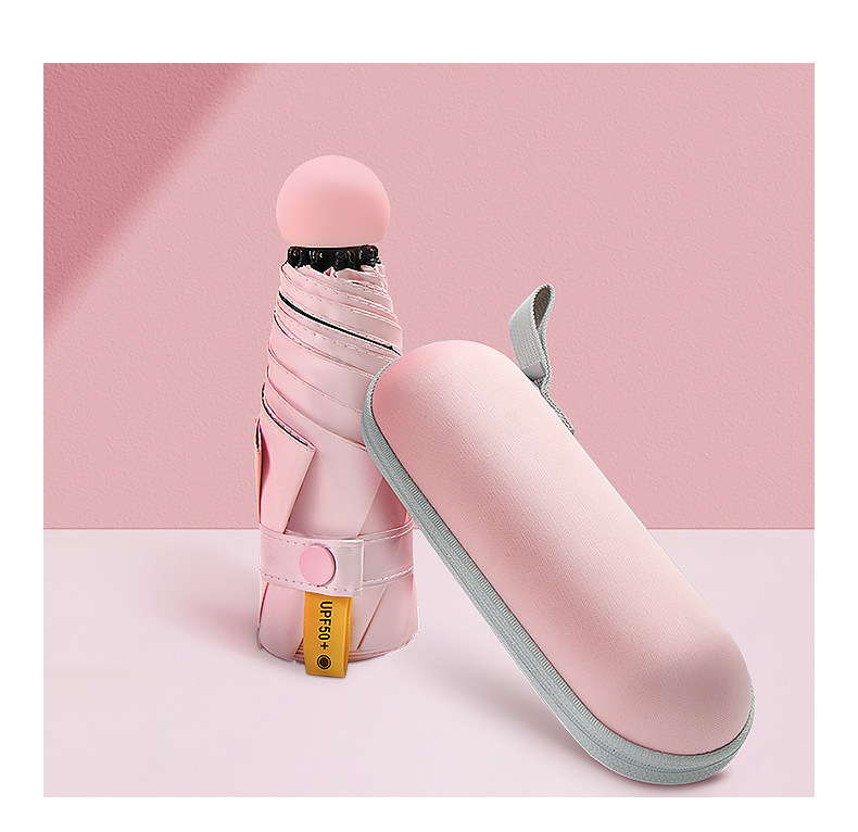 Ô mini gấp gọn - Ô gấp gọn chống tia Uv kèm hộp Hengding