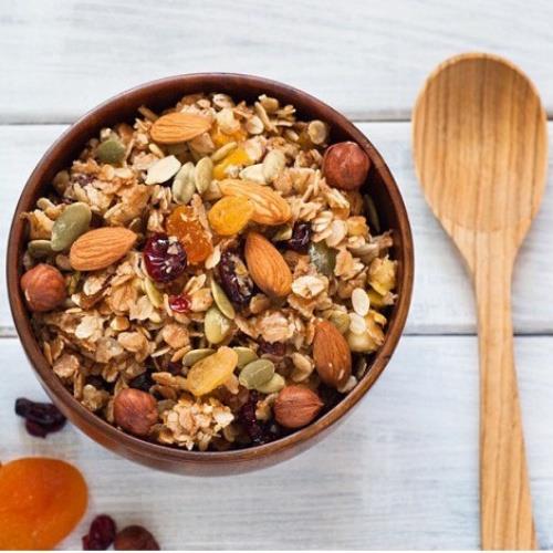 Granola ăn kiêng không đường nhiều hạt - ngũ cốc hạt