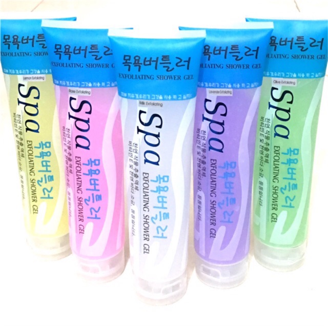 Gel tẩy da chết Spa Exfoliating Shower Gel