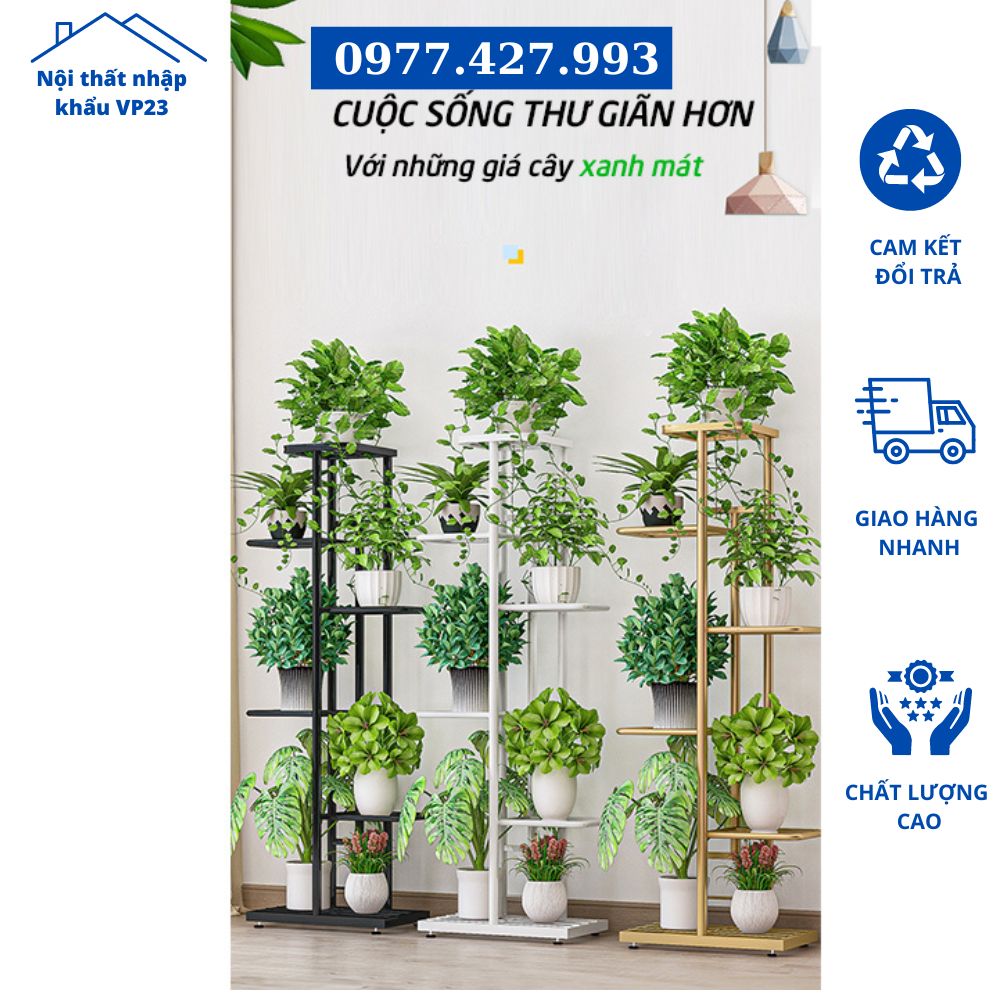 [GIÁ RẺ] Kệ Cây Cảnh, Giá Trồng Cây Tiện Lợi, Kệ Để Cây, Giá Để Chậu Cây, Kệ Trồng Cây Ban Công decor nhà cửa Kệ sắt sơn tĩnh điện chắc chắn nhiều tầng