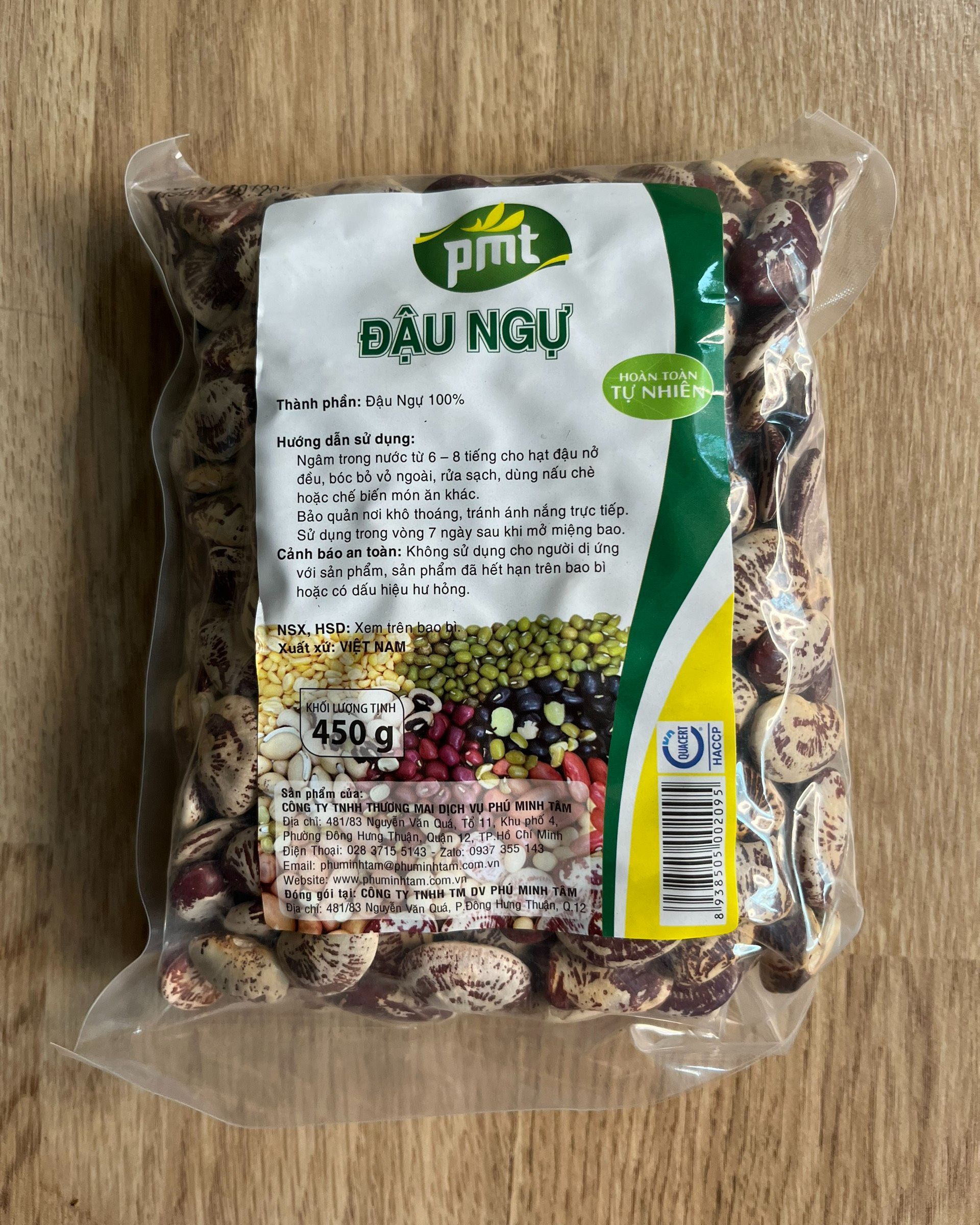 Hạt đậu ngự phú minh tâm 450g