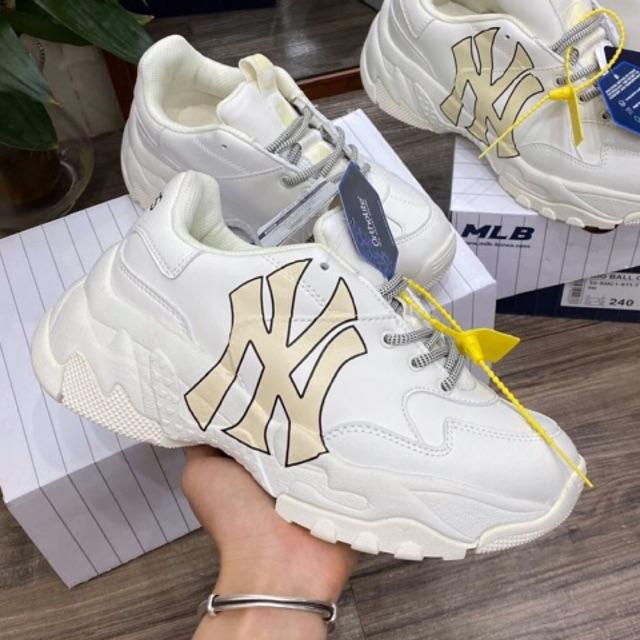 Giày SNEAKER MLB Newyork Yankees Trắng Hót Nhất Năm 2020