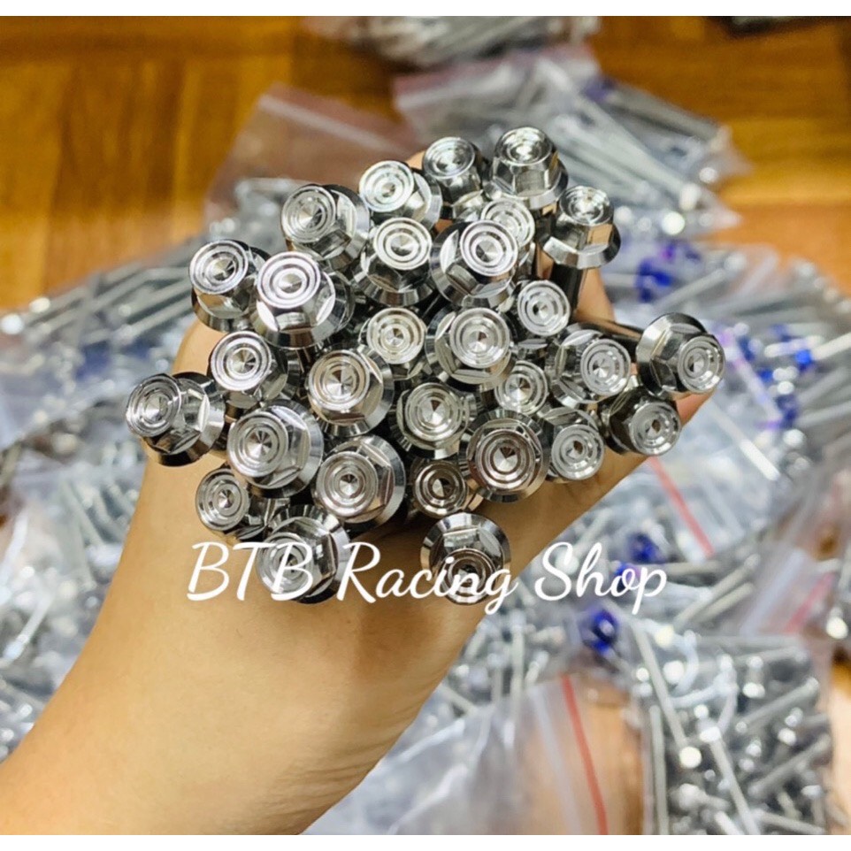 Ốc Thái V2 đầu trụ inox 304 size 6li từ 1 phân đến 9 phân cho mọi dòng xe