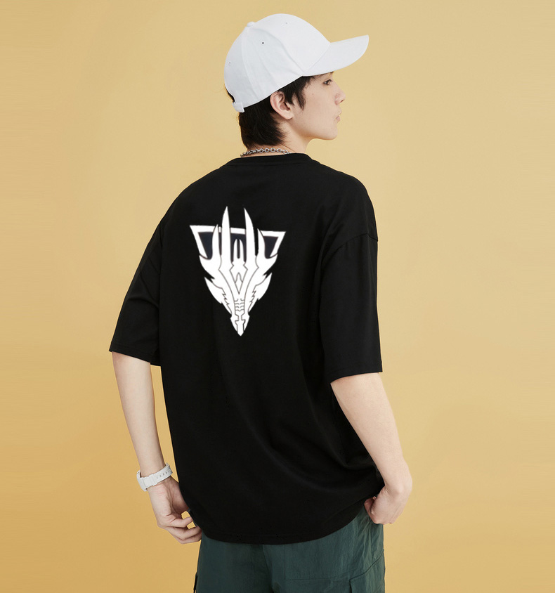 Áo thun unisex in độc lạ áo cá tính phản quang dragon