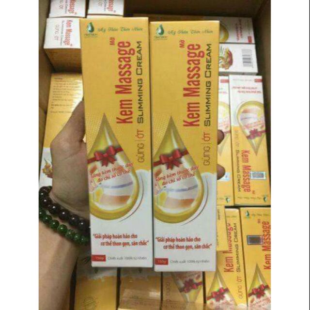 Combo 10 hộp Kem tan mỡ bụng gừng ớt Ngân Bình 🌶