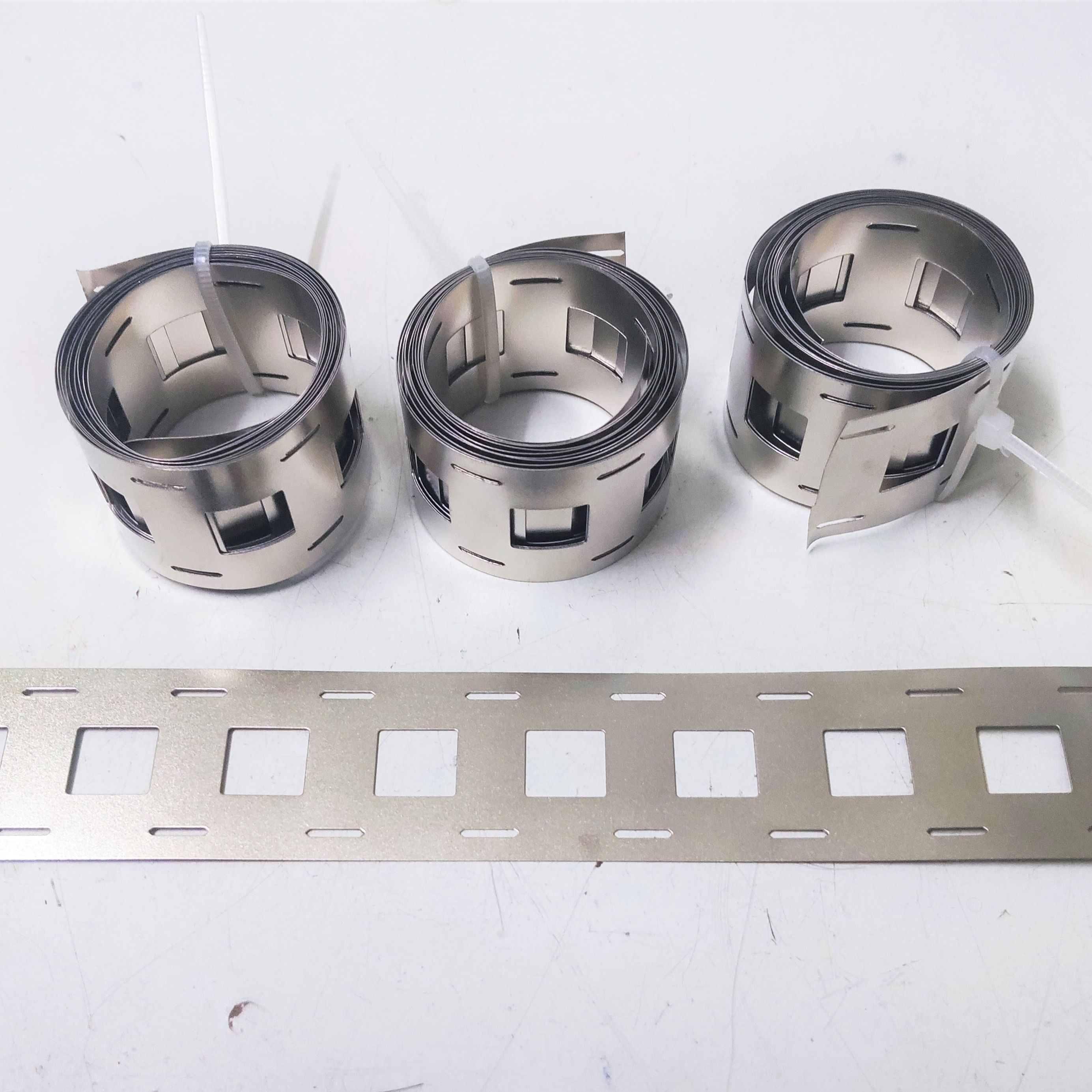 Kẽm hàn đôi . kẽm hàn pin mạ niken 2 hàng dùng cho cell pin lithium 18650, 26650, 32650...