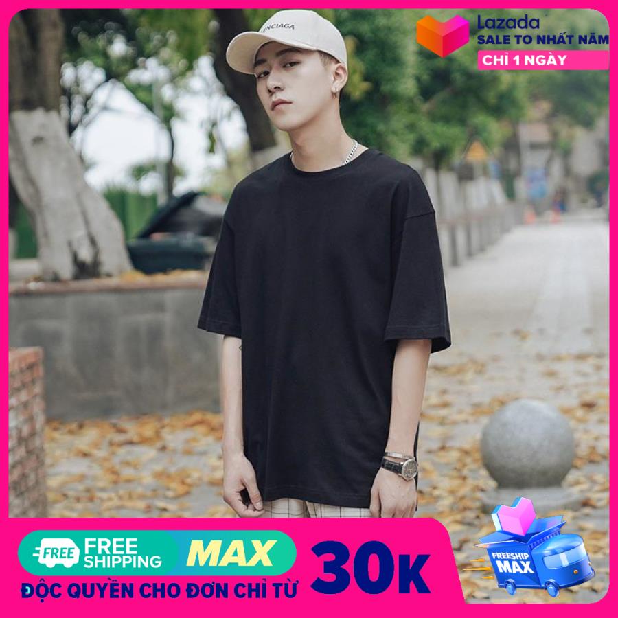 [HCM]Áo thun nam Trơn Mịn Unisex áo thun thời trang Unisex áo phông nam nữ Trơn  trắng đen vàng cá tính áo thun  nam  - Thời tang Evolpo