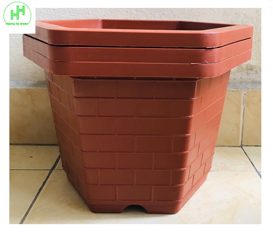 3 Chậu Nhựa Trồng Cây Cảnh, Hoa FA-350 Bình Thuận Plastics