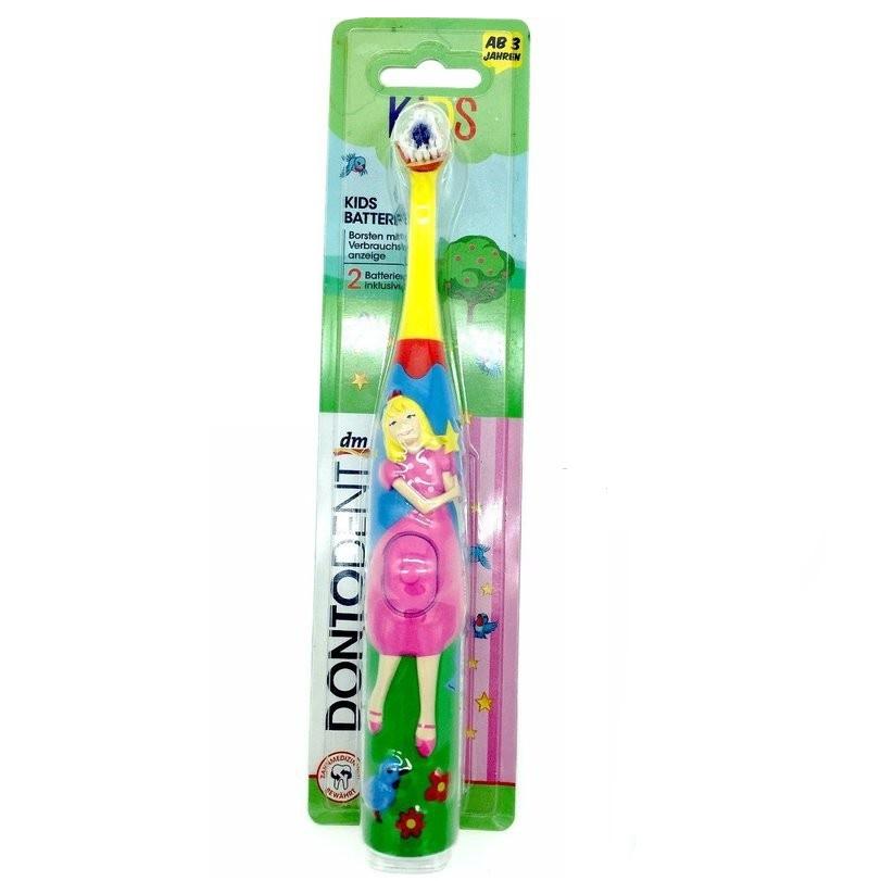Bàn chải pin công chúa cho bé gái Dontodent Kids