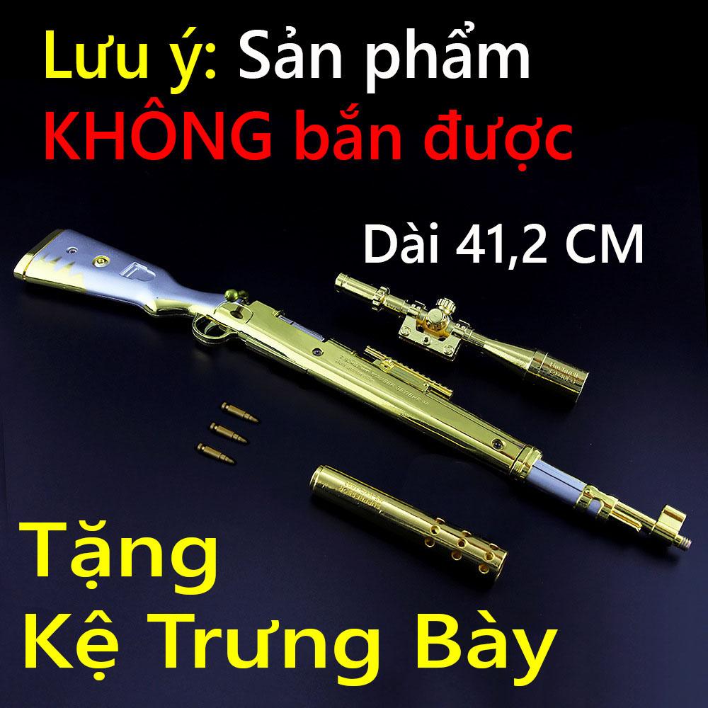 Mô hình kar-98 skin vàng trong pubg