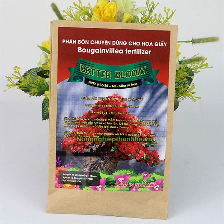 Phân bón Better Bloom kích hoa cho hoa giấy
