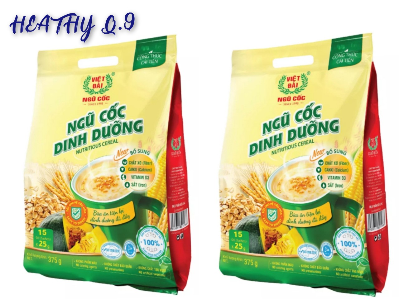 Combo 2 gói bột ngũ cốc dinh dưỡng việt đài 500gr