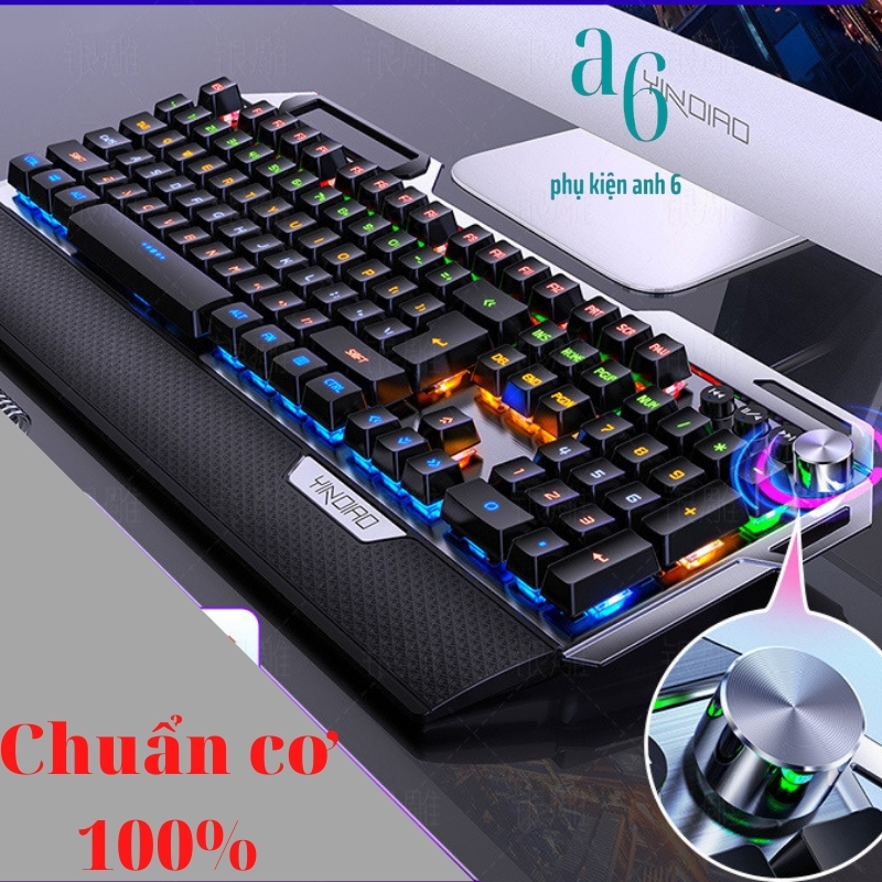Bàn Phím Cơ Gaming K100,Bàn Phím Cơ Máy Tính Chơi Game Full Led