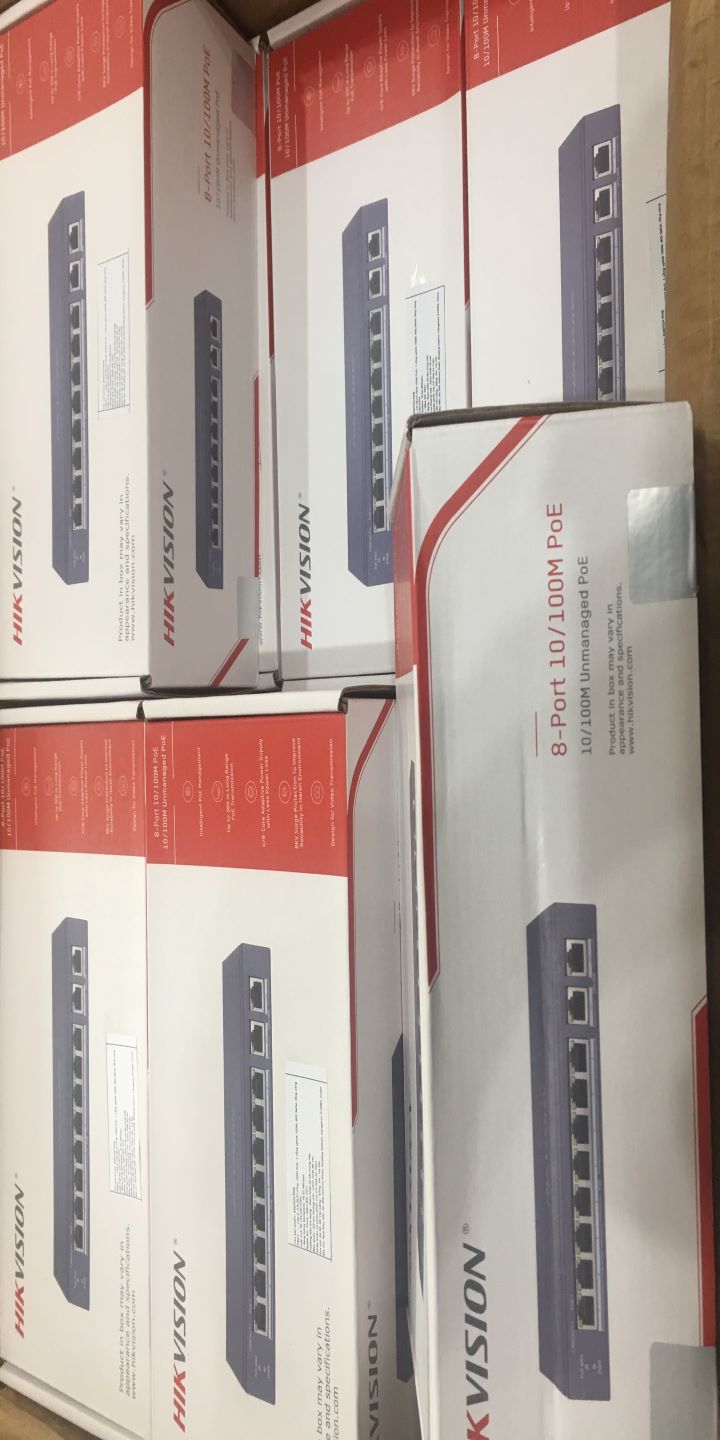 Ds-3e1310p-ei/m switch mạng 8 cổng poe , 2 cổng uplink 10/100/1000 mbps - sp chính hãng hikvision bh 24 tháng