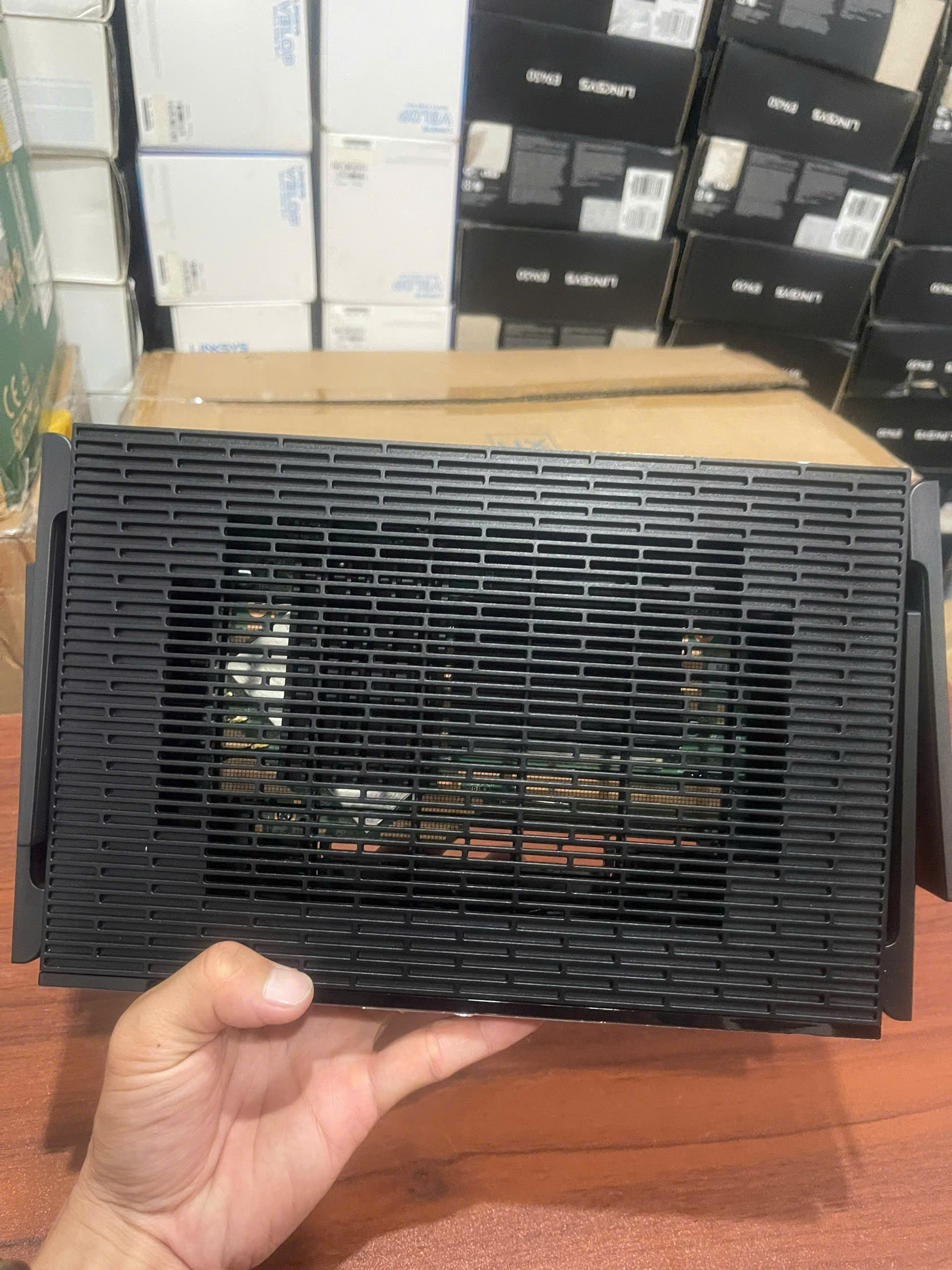 router wifi Linksys EA9350 AX4500 WiFi 6 | 4 Anten | MU-MIMO | Gigabit | Phủ Sóng Mạnh hàng thanh lý không box