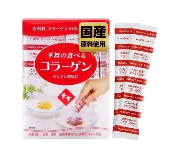 Bột collagen hanamai chiết xuất từ da heo giúp ngăn ngừa lão hóa