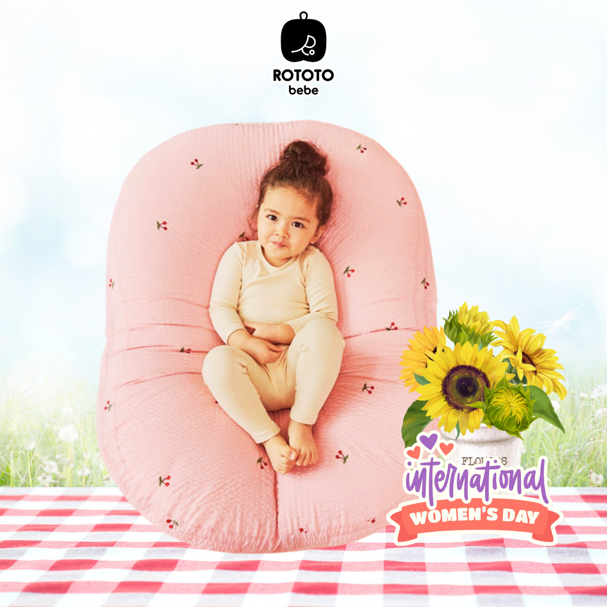 Gối chống trào ngược Toddler cho bé RototoBebe nhập khẩu Hàn Quốc - ALADDIN VINA