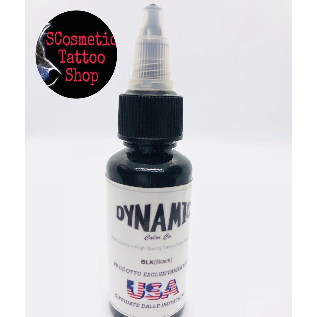 Mực xăm dynamic💗freeship💗dynamic blk chính hãng-30ml