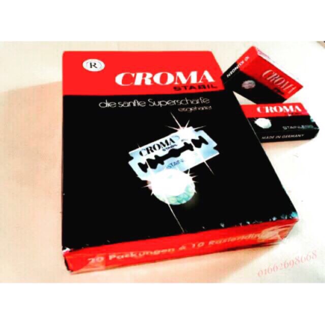 Lưỡi dao lam croma đức hộp 200 chiếc