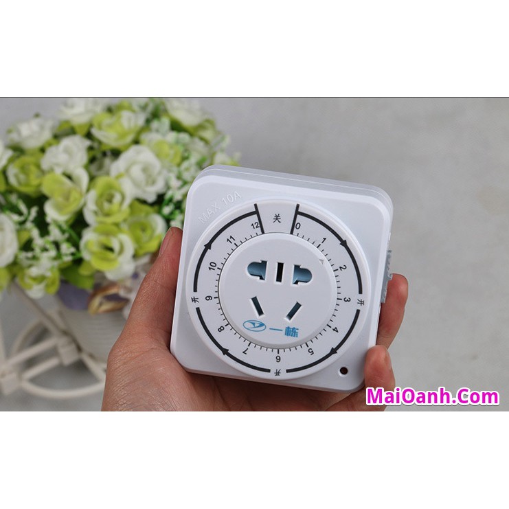 Ổ Cắm Hẹn Giờ TC-2C Sạc Điện Thoại, Quạt ... Chống Cháy Nổ Do Sạc Quá Lâu