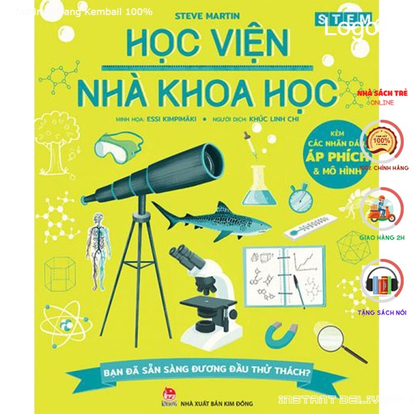 Sách - stem - học viện nhà khoa học - nxb kim đồng