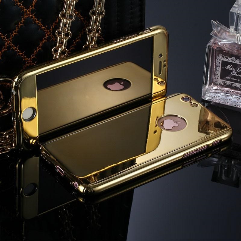 Ốp lưng 2 mặt tráng gương iPhone 5/5s, 6/6s, 6/6s plus, 7/8 , 7/8 Plus